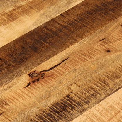 Table Top Ø 70x1.5 cm Round Solid Wood Rough Mango