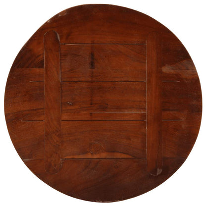Table Top Ø 40x1.5 cm Round Solid Wood Reclaimed