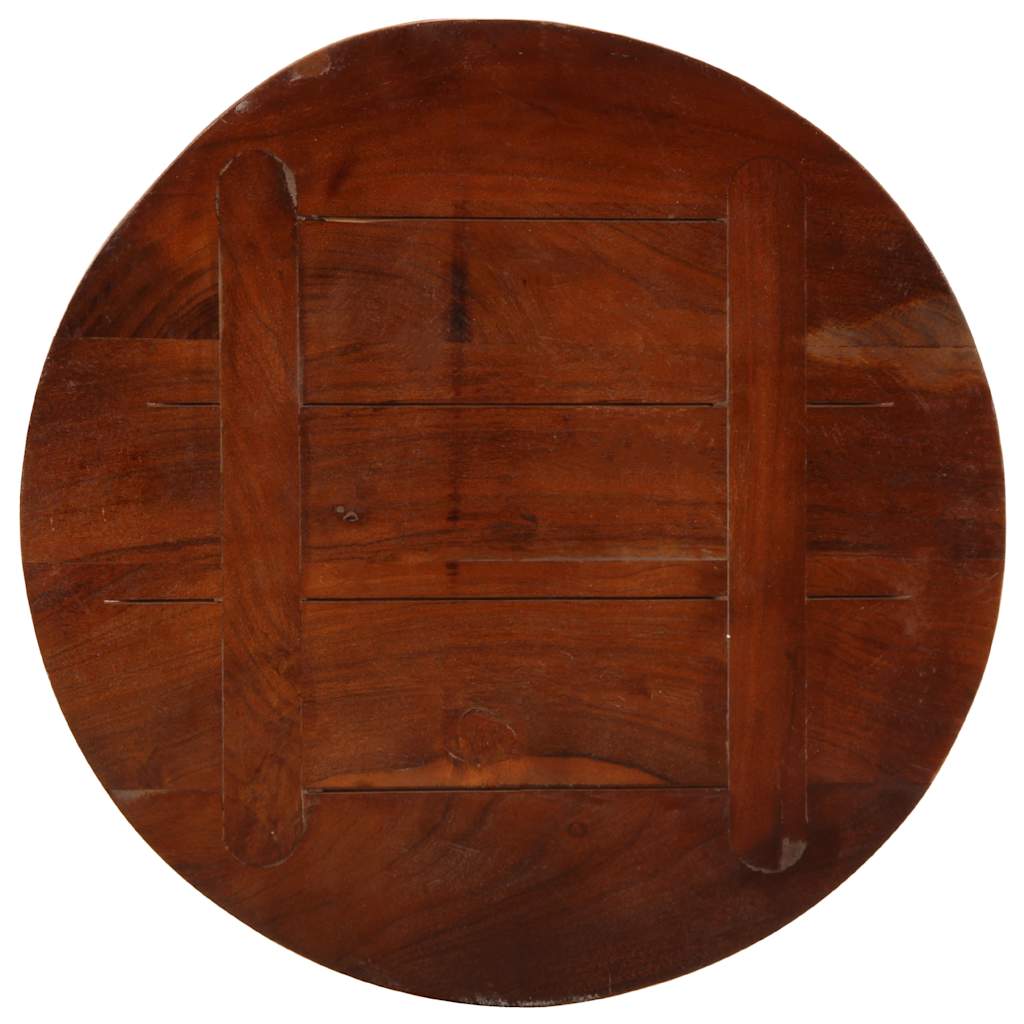 Table Top Ø 40x2.5 cm Round Solid Wood Reclaimed