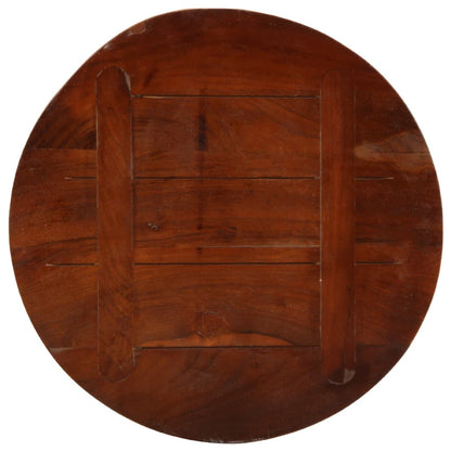 Table Top Ø 50x3.8 cm Round Solid Wood Reclaimed
