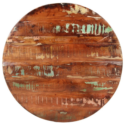 Table Top Ø 70x2.5 cm Round Solid Wood Reclaimed