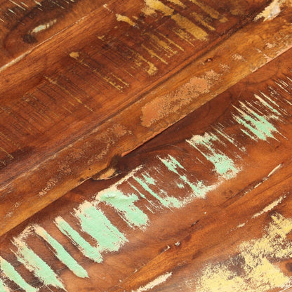 Table Top Ø 70x2.5 cm Round Solid Wood Reclaimed
