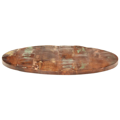 Table Top Ø 70x3.8 cm Round Solid Wood Reclaimed