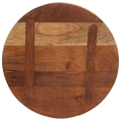 Table Top Ø 40x2.5 cm Round Solid Wood Reclaimed