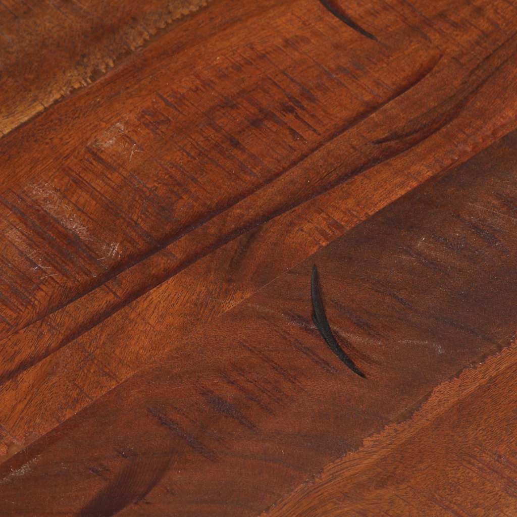 Table Top Ø 40x2.5 cm Round Solid Wood Reclaimed