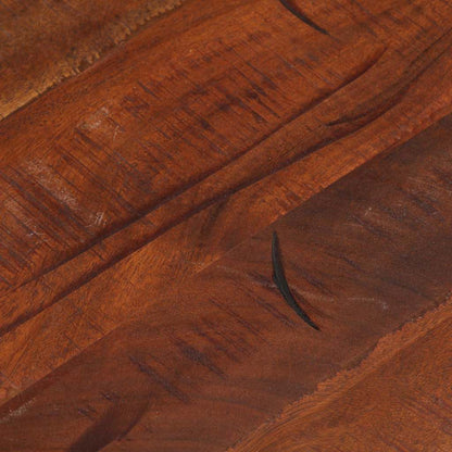 Table Top Ø 40x2.5 cm Round Solid Wood Reclaimed
