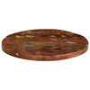 Table Top Ø 80x2.5 cm Round Solid Wood Reclaimed