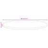 Table Top Ø 80x2.5 cm Round Solid Wood Reclaimed