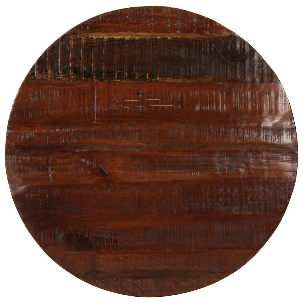 Table Top Ø 90x3.8 cm Round Solid Wood Reclaimed