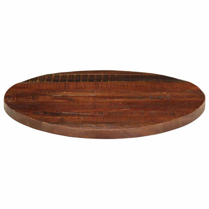 Table Top Ø 90x3.8 cm Round Solid Wood Reclaimed