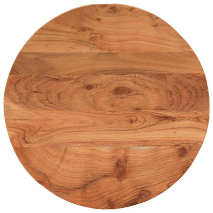 Table Top Ø40x2.5 cm Round Solid Wood Acacia
