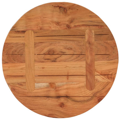 Table Top Ø60x3.8 cm Round Solid Wood Acacia