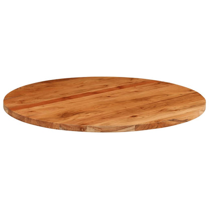 Table Top Ø90x2.5 cm Round Solid Wood Acacia