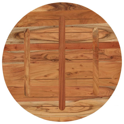Table Top Ø90x2.5 cm Round Solid Wood Acacia