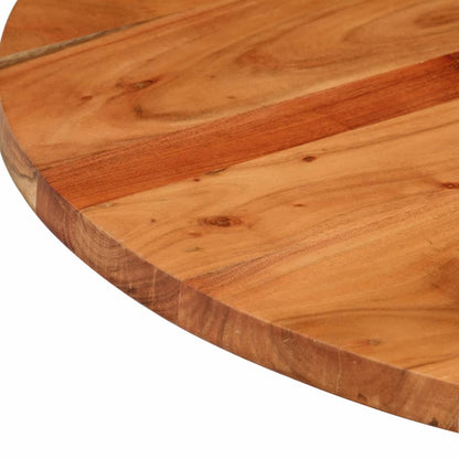 Table Top Ø90x2.5 cm Round Solid Wood Acacia