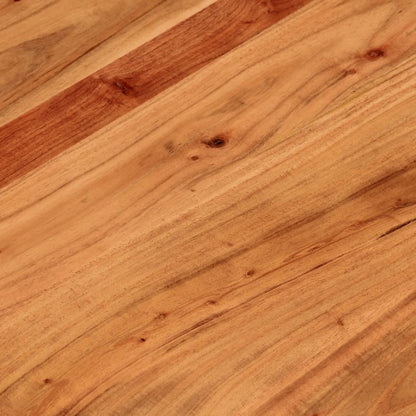 Table Top Ø90x2.5 cm Round Solid Wood Acacia