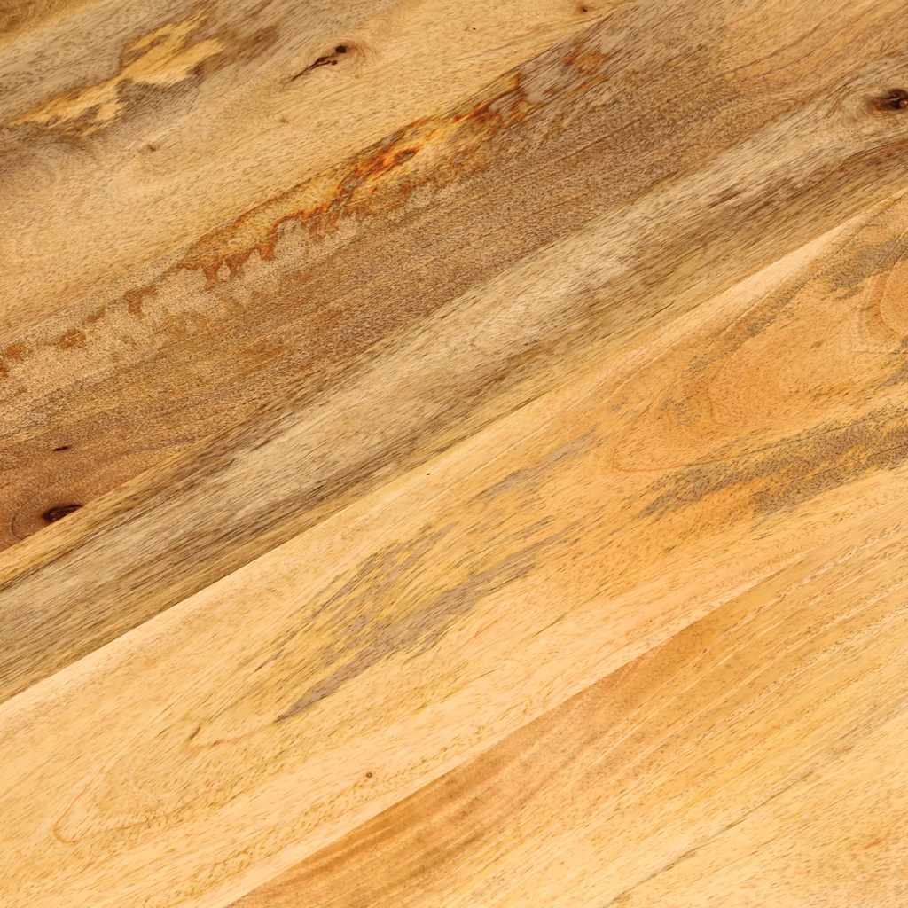 Table Top Ø 40x2.5 cm Round Solid Wood Mango