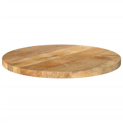 Table Top Ø 40x3.8 cm Round Solid Wood Mango
