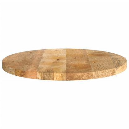 Table Top Ø 40x3.8 cm Round Solid Wood Mango