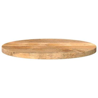 Table Top Ø 50x3.8 cm Round Solid Wood Mango