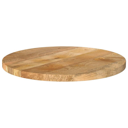 Table Top Ø 60x3.8 cm Round Solid Wood Mango