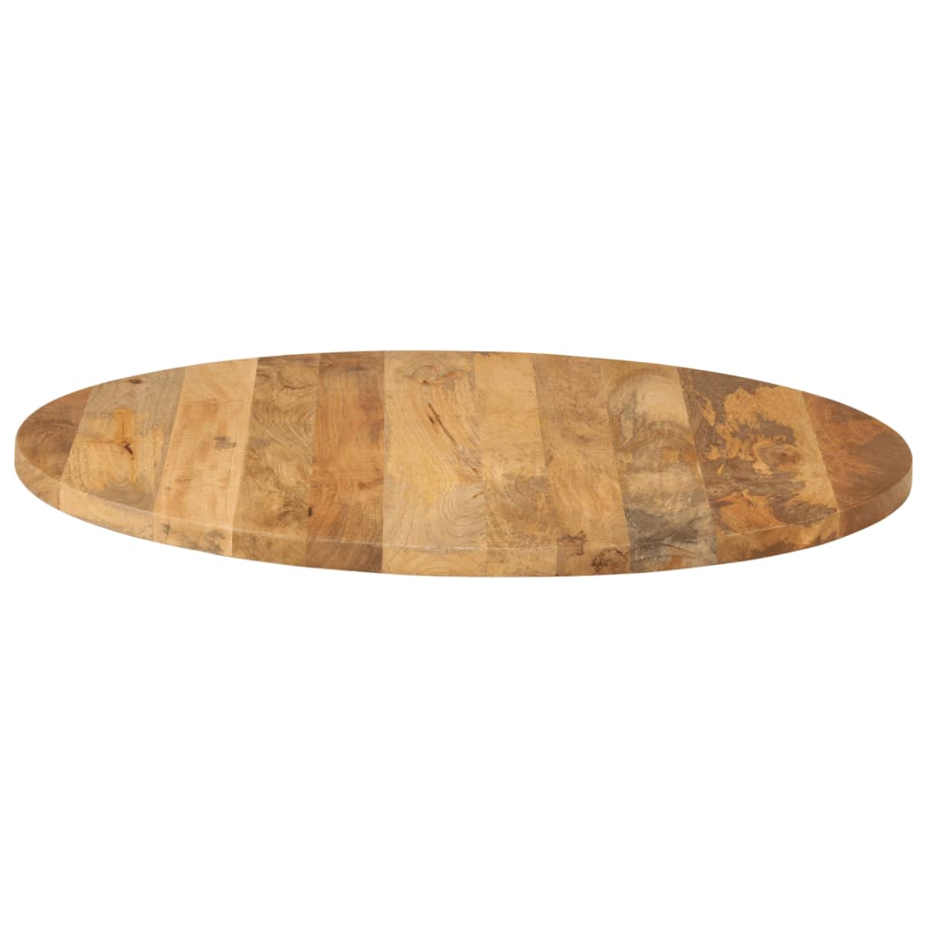 Table Top Ø 70x2.5 cm Round Solid Wood Mango