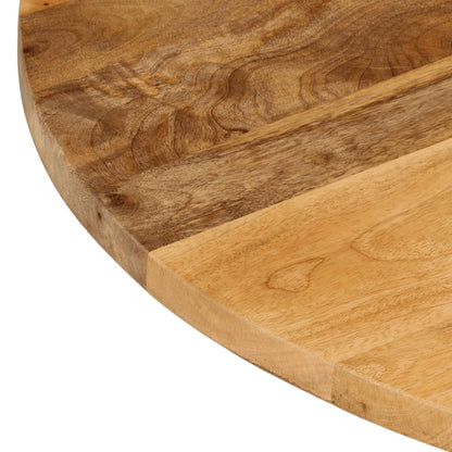 Table Top Ø 70x2.5 cm Round Solid Wood Mango