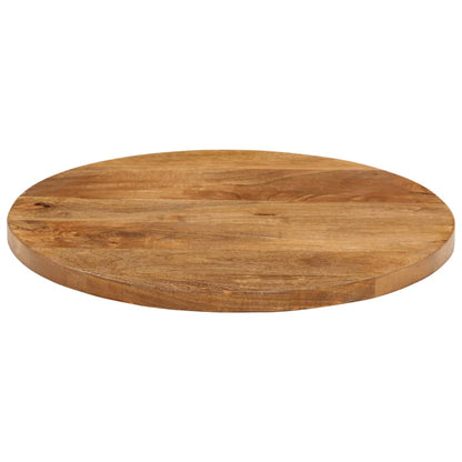 Table Top Ø 40x3.8 cm Round Solid Wood Mango