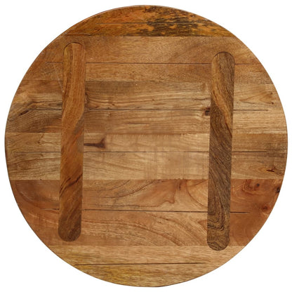 Table Top Ø 50x2.5 cm Round Solid Wood Mango