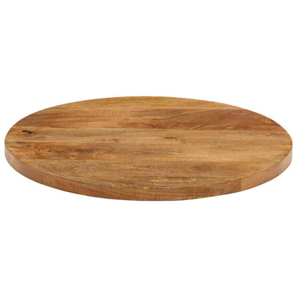 Table Top Ø 60x2.5 cm Round Solid Wood Mango