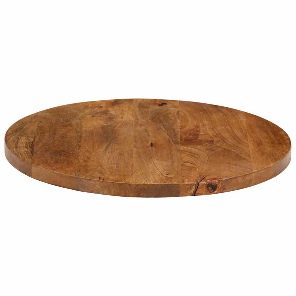 Table Top Ø 60x2.5 cm Round Solid Wood Mango