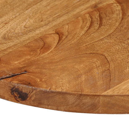 Table Top Ø 60x2.5 cm Round Solid Wood Mango