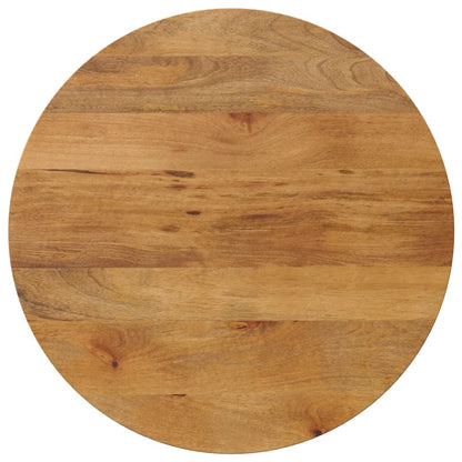 Table Top Ø 70x3.8 cm Round Solid Wood Mango