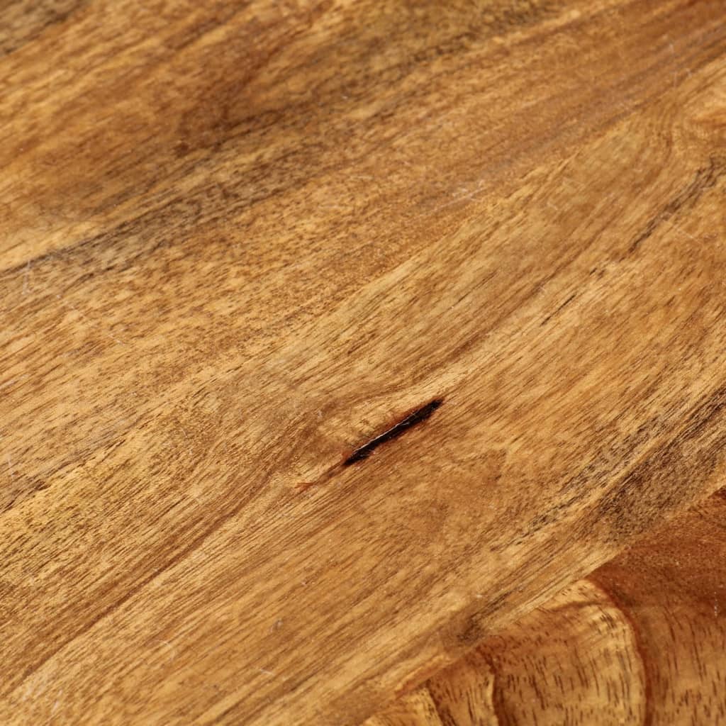 Table Top Ø 70x3.8 cm Round Solid Wood Mango