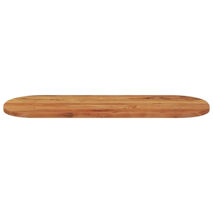 Table Top 110x40x2.5 cm Oval Solid Wood Acacia