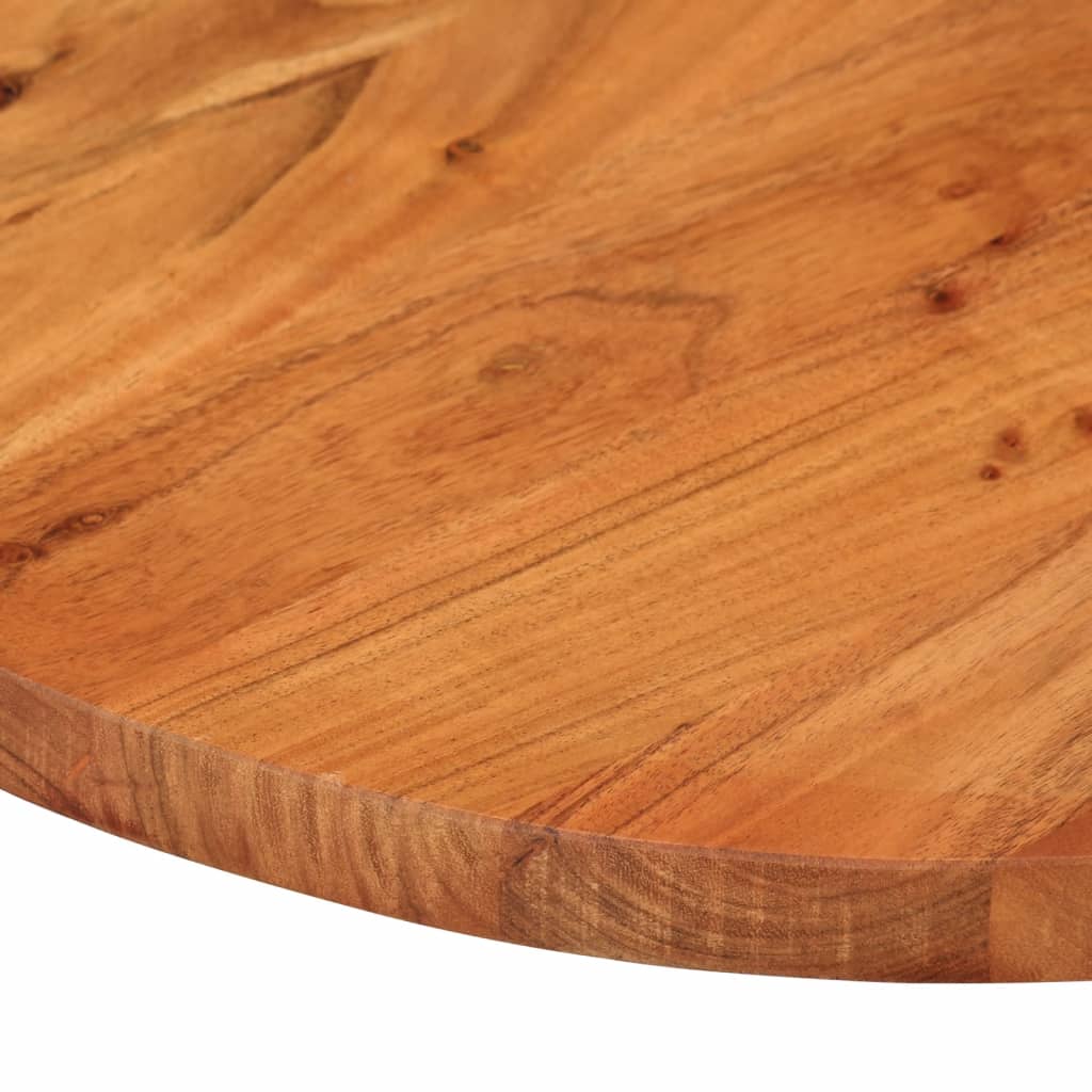 Table Top 110x40x3.8 cm Oval Solid Wood Acacia
