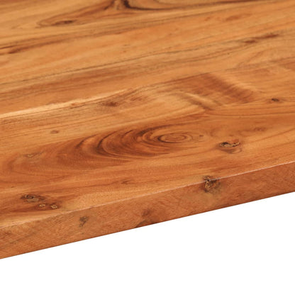 Table Top 100x50x3.8 cm Oval Solid Wood Acacia