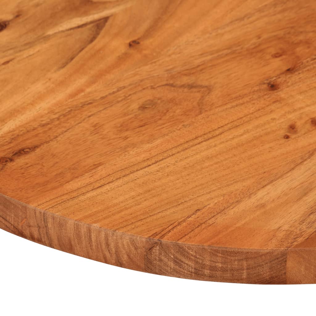 Table Top 140x60x3.8 cm Oval Solid Wood Acacia