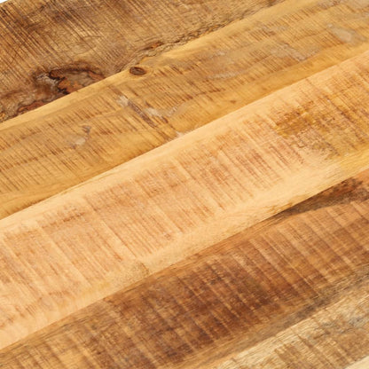 Table Top 110x40x2.5 cm Oval Solid Wood Rough Mango