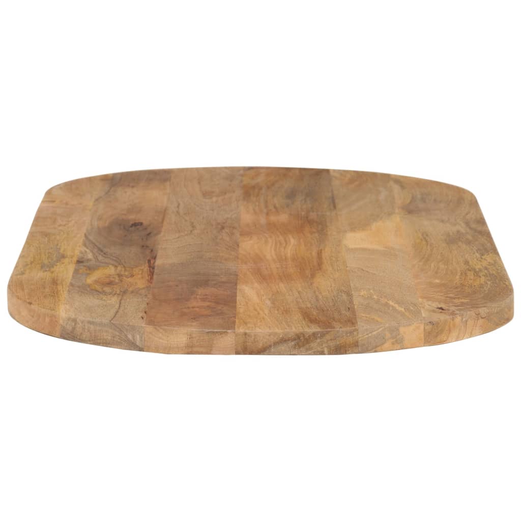 Table Top 100x40x2.5 cm Oval Solid Wood Mango