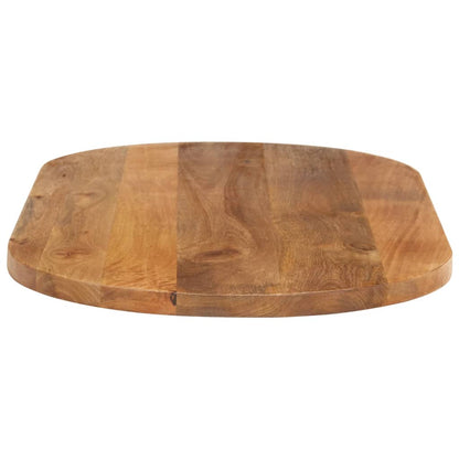 Table Top 80x40x2.5 cm Oval Solid Wood Mango
