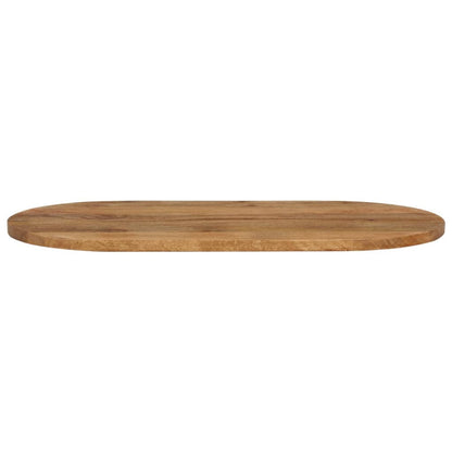 Table Top 140x50x2.5 cm Oval Solid Wood Mango