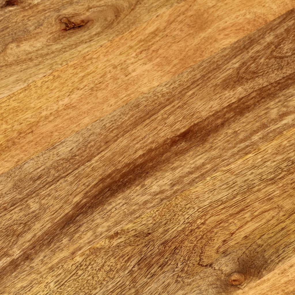 Table Top 140x50x2.5 cm Oval Solid Wood Mango