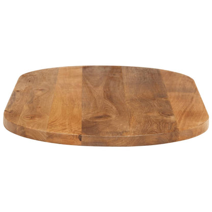 Table Top 120x60x2.5 cm Oval Solid Wood Mango
