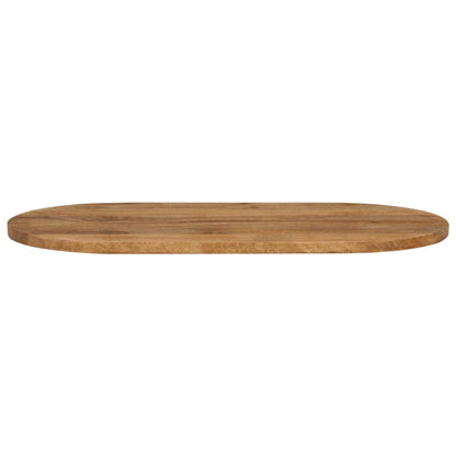 Table Top 90x40x3.8 cm Oval Solid Wood Mango