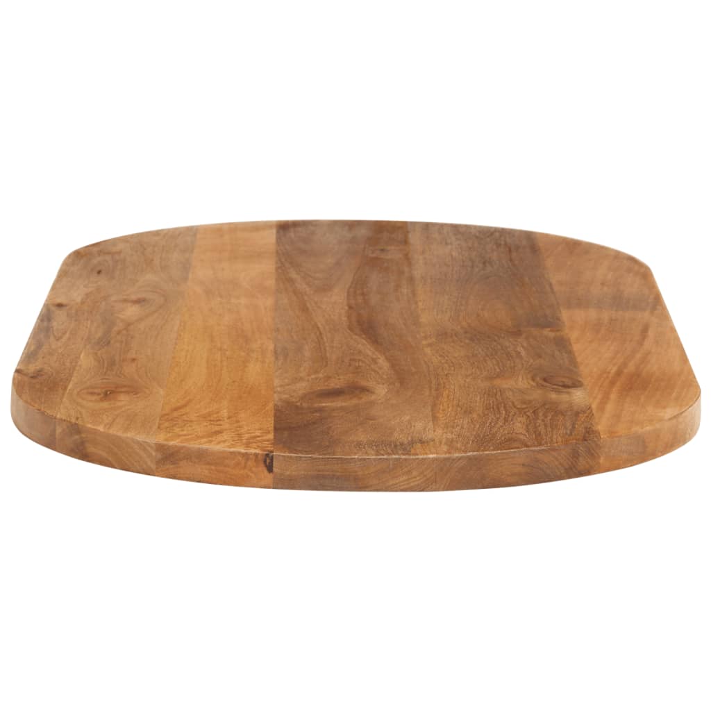 Table Top 110x40x3.8 cm Oval Solid Wood Mango