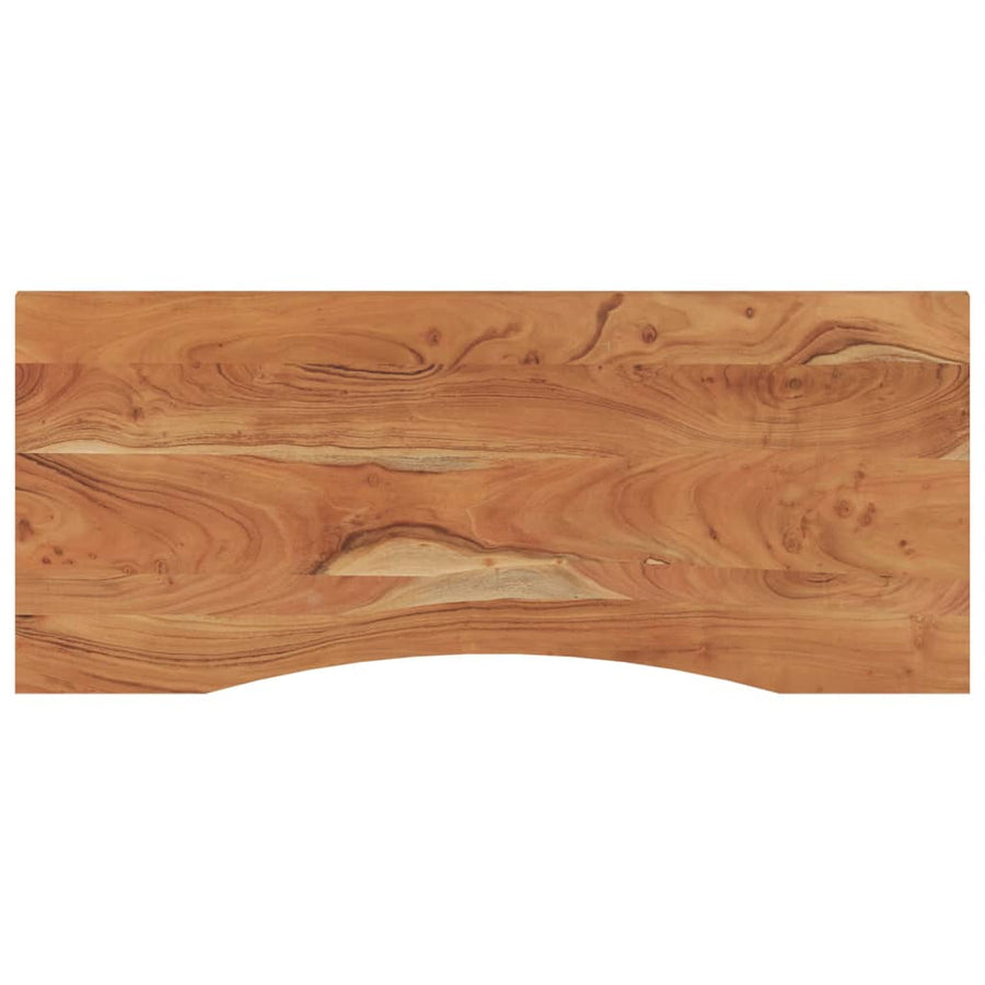 Desk Top 120x50x2.5 cm Rectangular Solid Wood Acacia