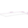 Desk Top 120x50x2.5 cm Rectangular Solid Wood Acacia