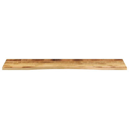 Desk Top with Curve 160x50x2.5 cm Solid Wood Rough Mango