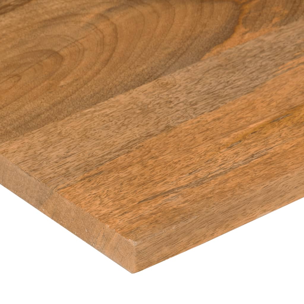 Desk Top with Curve 160x50x2.5 cm Solid Wood Rough Mango